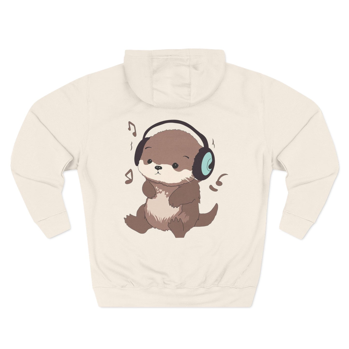 Three-Panel Fleece Hoodie