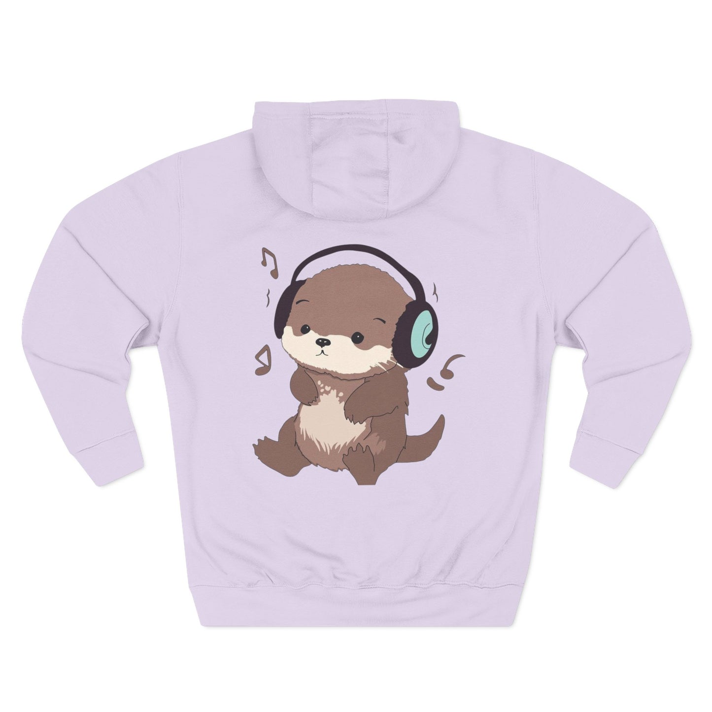 Three-Panel Fleece Hoodie