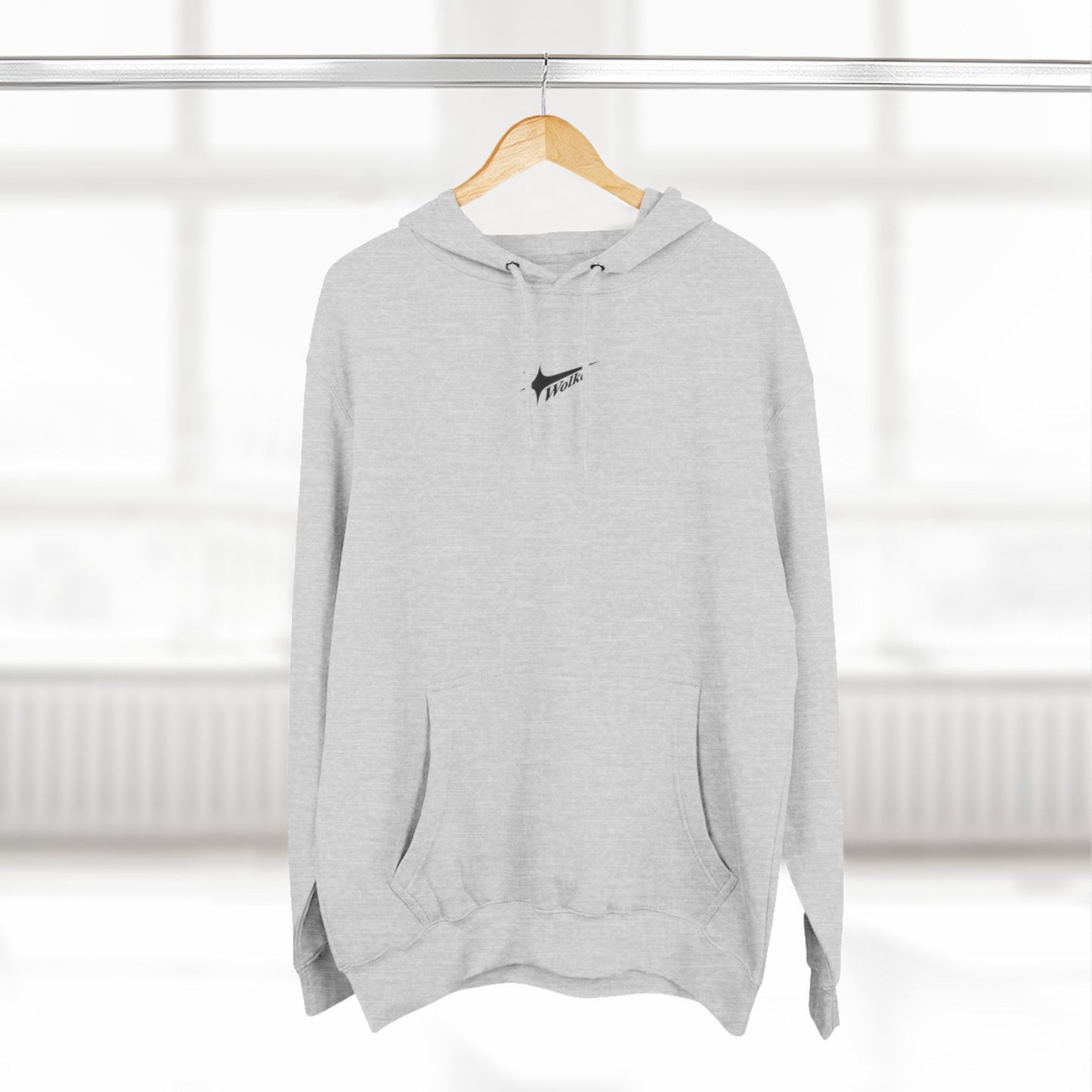 Three-Panel Fleece Hoodie