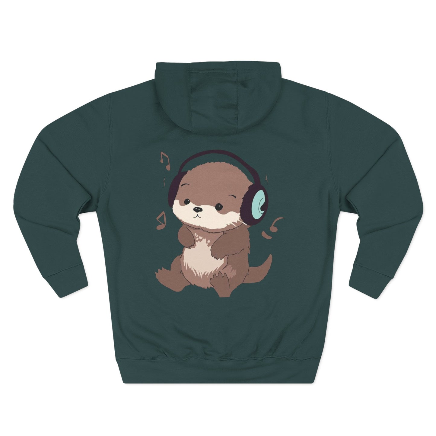 Three-Panel Fleece Hoodie
