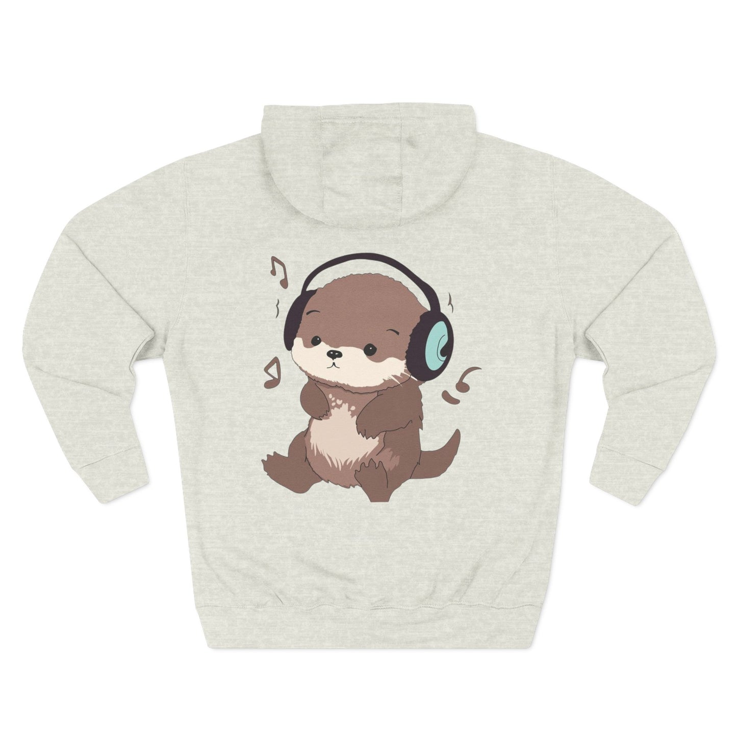 Three-Panel Fleece Hoodie
