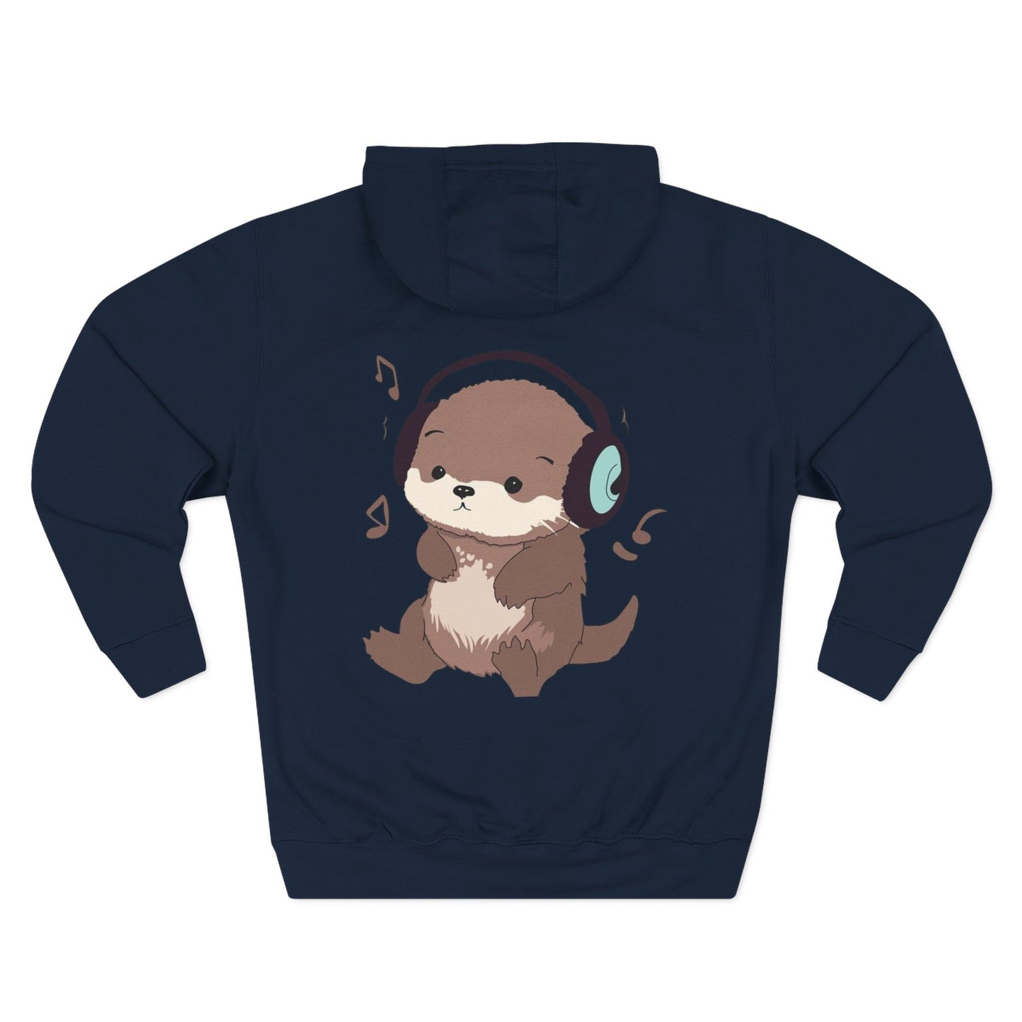 Three-Panel Fleece Hoodie