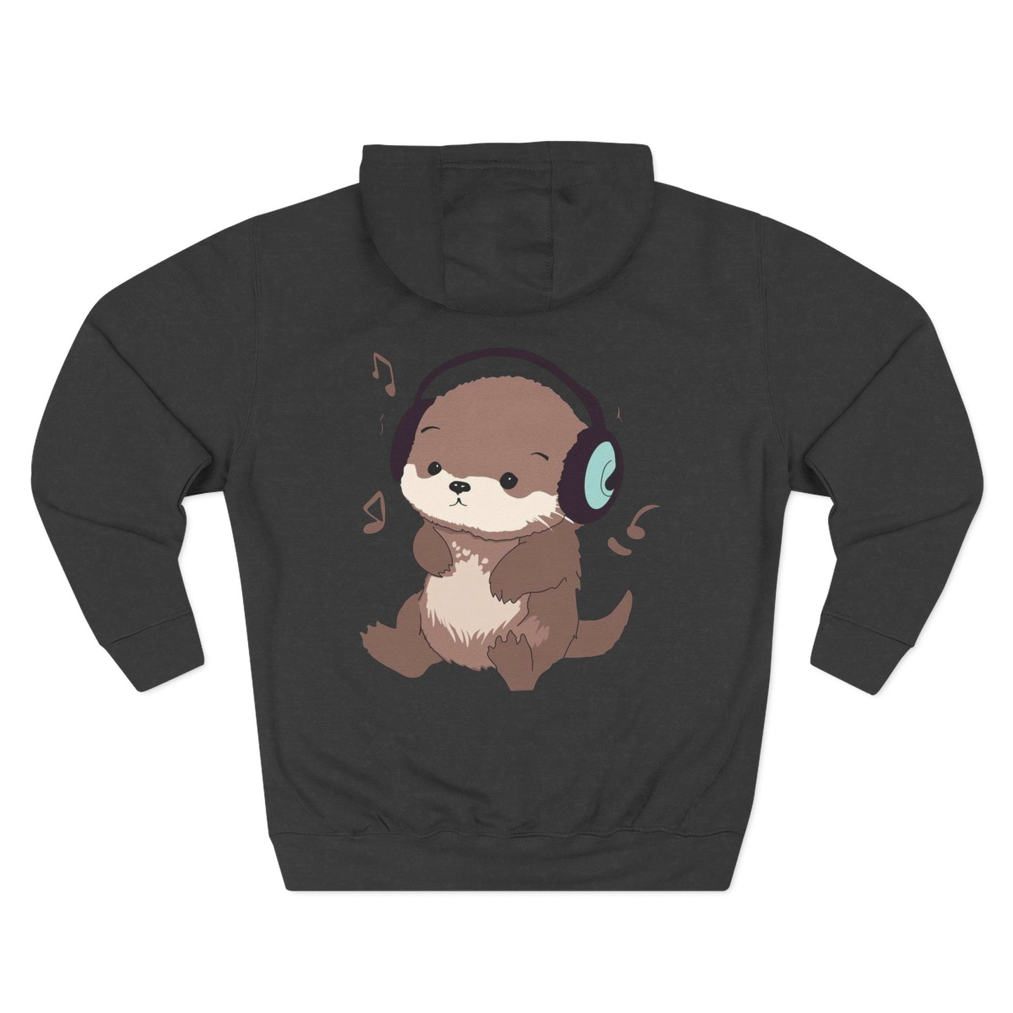 Three-Panel Fleece Hoodie
